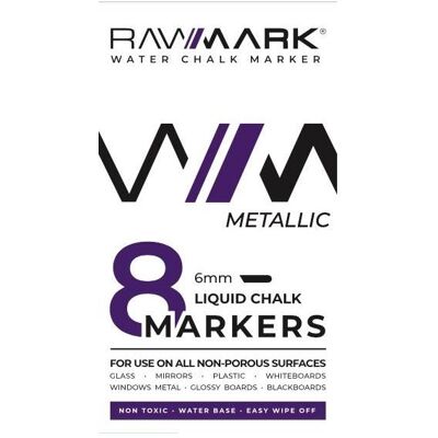 Rawmark, Marker, Metallic Kreidemarker 8 Farben (8x) Rawmark, Marker, Metallic Kreidemarker 8 Farben (8x)