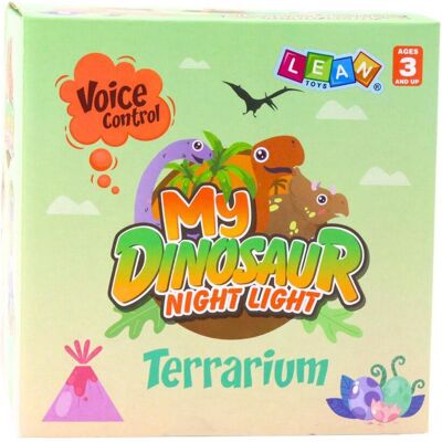 Lean Toys Leantoys DIY Kreatives Dinosaurier-Terrarium-Set und LED Nachtlicht Lean Toys Leantoys DIY Kreatives Dinosaurier-Terrarium-Set und LED Nachtlicht