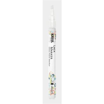 Kreul, Marker, Lackmarker "Gloss Paint Marker", calligraphy, weiá (1x) Kreul, Marker, Lackmarker "Gloss Paint Marker", calligraphy, weiá (1x)