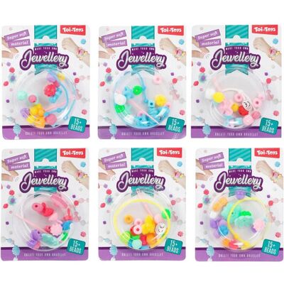 Toi-Toys Anleitung zum Herstellen eines Armbands mit weichen Perlen - >15 Perlen Toi-Toys Anleitung zum Herstellen eines Armbands mit weichen Perlen - >15 Perlen
