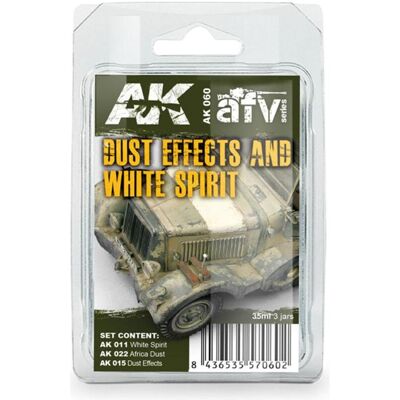 AK Interactive Dust Effects And White Spirit Set AK Interactive Dust Effects And White Spirit Set