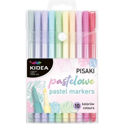 Kidea, Marker, Pastellmarkerstifte 10 Farben (10x) Kidea, Marker, Pastellmarkerstifte 10 Farben (10x)