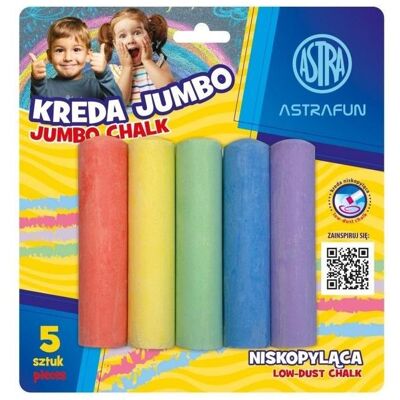 Astra Jumbo Fun Kreide 5 Stück (5x) Astra Jumbo Fun Kreide 5 Stück (5x)