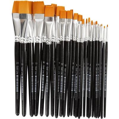 Creativ Company, Pinsel, Gold Line Brushes (22 mm) Creativ Company, Pinsel, Gold Line Brushes (22 mm)