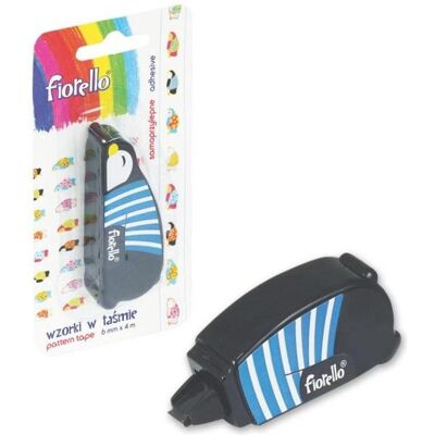 Fiorello Muster auf 4m Band Pinguin Fiorello Muster auf 4m Band Pinguin