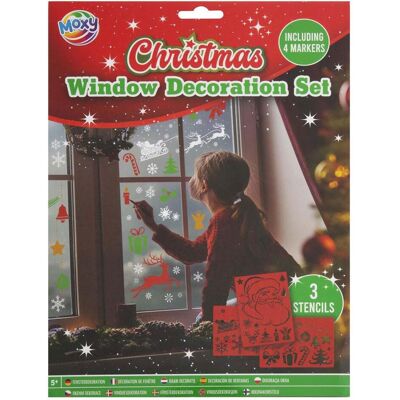 Grafix, Sticker, Weihnachts-Fensterdekorationsset (3 Sticker) Grafix, Sticker, Weihnachts-Fensterdekorationsset (3 Sticker)