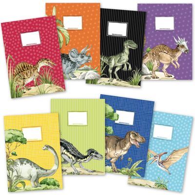 Papierdrachen, Heft + Block, 8 Papierheftumschläge A4 Welt der Dino - Set 16 (A4) Papierdrachen, Heft + Block, 8 Papierheftumschläge A4 Welt der Dino - Set 16 (A4)