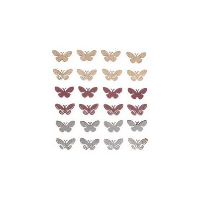 Rayher - Lace Butterflies - 3 Farben - 2,5x1,2 cm - Holzminiaturen Rayher - Lace Butterflies - 3 Farben - 2,5x1,2 cm - Holzminiaturen