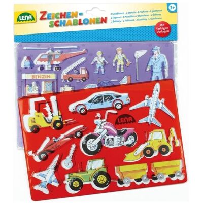Lena Zeichenschablone Fahrzeug Lena Zeichenschablone Fahrzeug