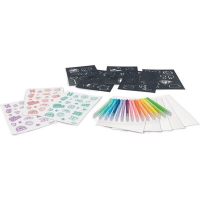 Maped Creativ Airbrushset für Kinder AIRBRUSH MAKER PASTELL Nachfüll-Set farbsortiert Maped Creativ Airbrushset für Kinder AIRBRUSH MAKER PASTELL Nachfüll-Set farbsortiert