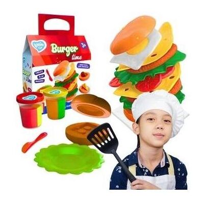 Okto Kreatives Knetmasse-Set zur Burger-Zeit Okto Kreatives Knetmasse-Set zur Burger-Zeit