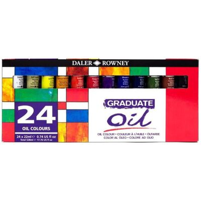 Daler-Rowney, Künstlerfarbe + Bastelfarbe, Oelfarbe Graduate Set (22 ml) Daler-Rowney, Künstlerfarbe + Bastelfarbe, Oelfarbe Graduate Set (22 ml)