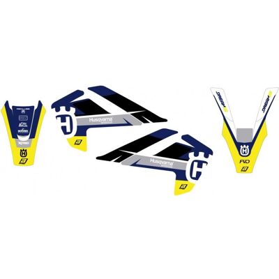 Blackbird, Sticker, Aufkleber-Set für Husqvarna TC 85 '18-'24 DREAM, 5 Farben: Gelb, Schwarz, Weiss, Blau Blackbird, Sticker, Aufkleber-Set für Husqvarna TC 85 '18-'24 DREAM, 5 Farben: Gelb, Schwarz, Weiss, Blau