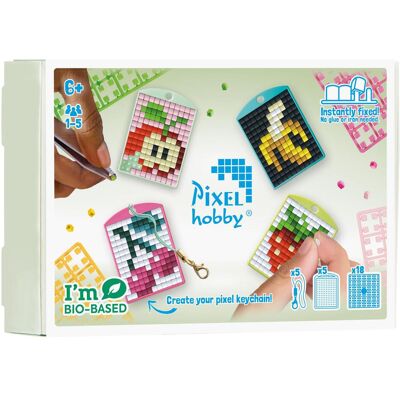 Pixelhobby Pixel Schlüsselanhänger Themenbox - Früchte Pixelhobby Pixel Schlüsselanhänger Themenbox - Früchte