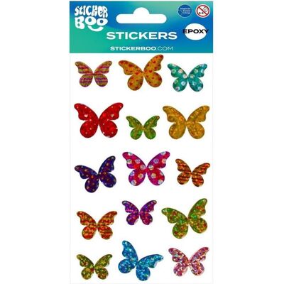 Sticker Boo, Sticker, Aufkleber BOO Schmetterlinge (15 Sticker) Sticker Boo, Sticker, Aufkleber BOO Schmetterlinge (15 Sticker)