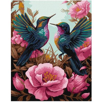 Ideyka Malen nach Zahlen - Eleganter Kolibri 40x50cm Ideyka Malen nach Zahlen - Eleganter Kolibri 40x50cm
