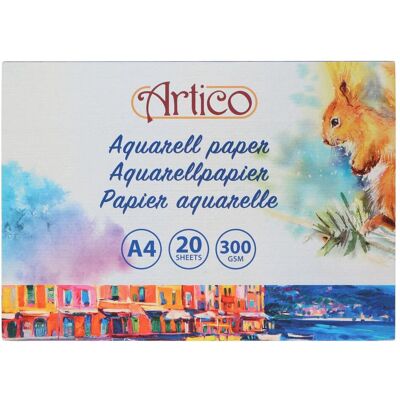 Artico, Bastelpapier, Watercolour pad A4 20 sheets (1x) Artico, Bastelpapier, Watercolour pad A4 20 sheets (1x)