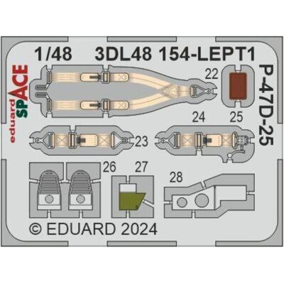Eduard P-47D-25 SPACE 1/48 Eduard P-47D-25 SPACE 1/48