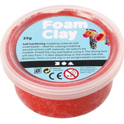 Foam Clay, Modelliermasse, Rot Foam Clay, Modelliermasse, Rot