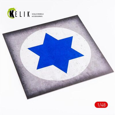 Kelik Israel Roundel - Acrylic 3 mm (240 x 240 mm) (190g) (1/72 - 1/48) Kelik Israel Roundel - Acrylic 3 mm (240 x 240 mm) (190g) (1/72 - 1/48)