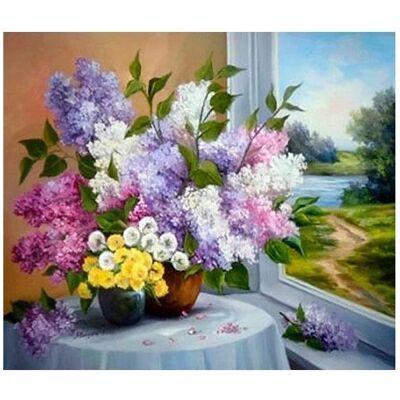 Norimpex 5D-Diamantmosaik - Blumen 40x30cm Norimpex 5D-Diamantmosaik - Blumen 40x30cm