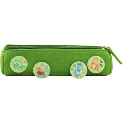Papierdrachen, Etui, 6-teiliges Schreibset - Dino Papierdrachen, Etui, 6-teiliges Schreibset - Dino
