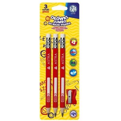 Astra, Bleistift, Jumbo-Bleistift 3 Stück (HB, 3x) Astra, Bleistift, Jumbo-Bleistift 3 Stück (HB, 3x)