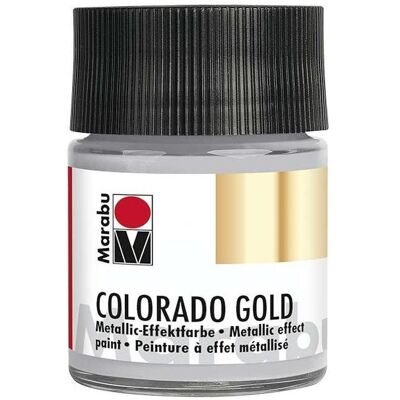 Marabu, Künstlerfarbe + Bastelfarbe, Effektfarbe Metallic platin (50 ml) Marabu, Künstlerfarbe + Bastelfarbe, Effektfarbe Metallic platin (50 ml)