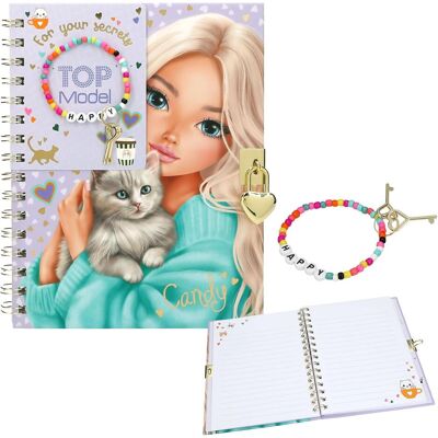Top Model, Heft + Block, DEPESCHE TOPModel Tagebuch mit Schloss und Armband (Liniert) Top Model, Heft + Block, DEPESCHE TOPModel Tagebuch mit Schloss und Armband (Liniert)