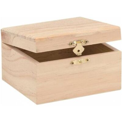 Glorex Holzbox recht. 12,5x11,5x7,5cm Glorex Holzbox recht. 12,5x11,5x7,5cm