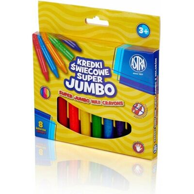 Astra, Malstifte, SUPER Jumbo-Wachse 8 Stück (8x) Astra, Malstifte, SUPER Jumbo-Wachse 8 Stück (8x)