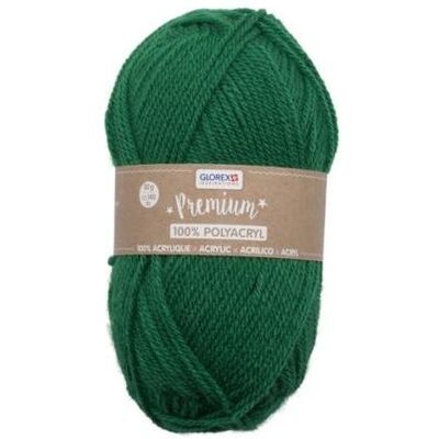 Glorex Premium 100% Acryl, 50g, Garn + Wolle, Grün Glorex Premium 100% Acryl, 50g, Garn + Wolle, Grün
