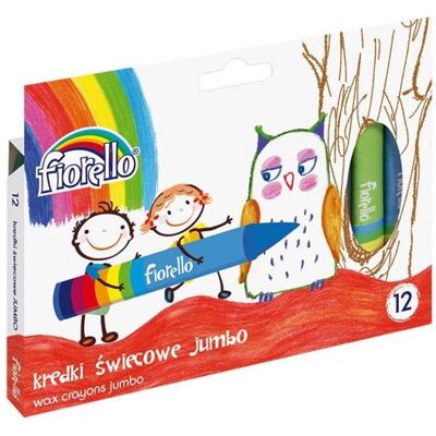 GrandHall, Malstifte, Jumbo-Buntstifte 12 Farben FIORELLO (12x) GrandHall, Malstifte, Jumbo-Buntstifte 12 Farben FIORELLO (12x)