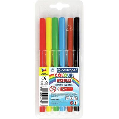 Centropen, Marker, Marker 6 Farben (6x) Centropen, Marker, Marker 6 Farben (6x)