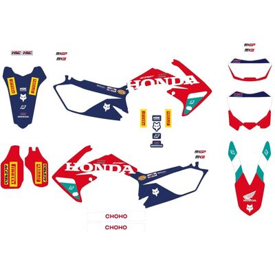 Blackbird, Sticker, STICKER SET HONDA CRF 250R '10-'13 CRF 450R '09-'12 REPLICA TEAM HRC 25 HONDA Blackbird, Sticker, STICKER SET HONDA CRF 250R '10-'13 CRF 450R '09-'12 REPLICA TEAM HRC 25 HONDA