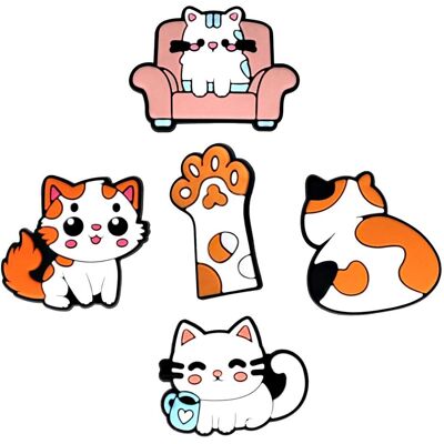 OEM, Sticker, 3D Sticker Cat 5pcs set (5 Sticker) OEM, Sticker, 3D Sticker Cat 5pcs set (5 Sticker)