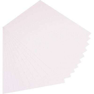 Folia, Bastelpapier, Tonpapier, (B)500 x (H)700 mm, 130 g/qm, weiá (130 g/m², 10x) Folia, Bastelpapier, Tonpapier, (B)500 x (H)700 mm, 130 g/qm, weiá (130 g/m², 10x)
