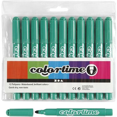 Creativ Company, Marker, Helder groene Jumbo Stiften, 12st. (12x) Creativ Company, Marker, Helder groene Jumbo Stiften, 12st. (12x)