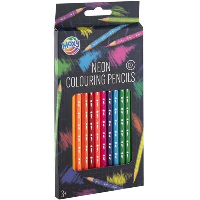 Grafix, Malstifte, Neon-Buntstifte, 12 Stk. (12x) Grafix, Malstifte, Neon-Buntstifte, 12 Stk. (12x)