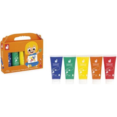 Janod, Künstlerfarbe + Bastelfarbe, Fingerfarben Set kreative Farben für Kinder mehrfarbig Janod, Künstlerfarbe + Bastelfarbe, Fingerfarben Set kreative Farben für Kinder mehrfarbig