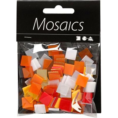 Creativ Company Mini-Mosaik Rot/Orange 1x1mm, 25 Gramm Creativ Company Mini-Mosaik Rot/Orange 1x1mm, 25 Gramm
