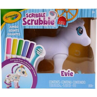 Crayola Scribble Scrubbie Jumbo-Pony Evie Crayola Scribble Scrubbie Jumbo-Pony Evie