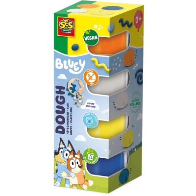 Ses Creative - Bluey - Dough - 4 Pots 90g (S14096) Ses Creative - Bluey - Dough - 4 Pots 90g (S14096)