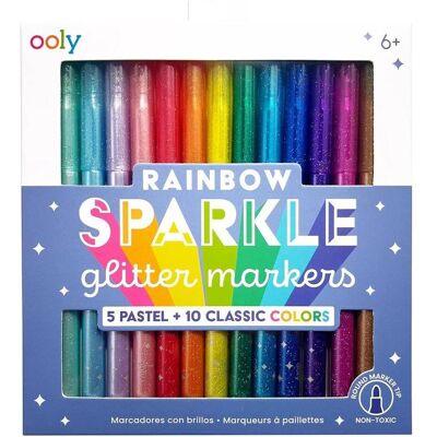 Ooly, Marker, Regenbogen-Glitzer-Marker (15x) Ooly, Marker, Regenbogen-Glitzer-Marker (15x)