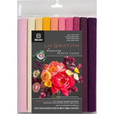 Werola, Bastelpapier, Floristenkrepppapier 10x 25cmx1m English Garden (10x) Werola, Bastelpapier, Floristenkrepppapier 10x 25cmx1m English Garden (10x)