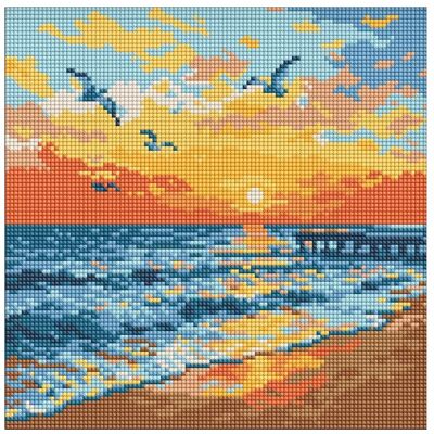 Ideyka Diamantmosaik - Am Meer 30x30cm Ideyka Diamantmosaik - Am Meer 30x30cm