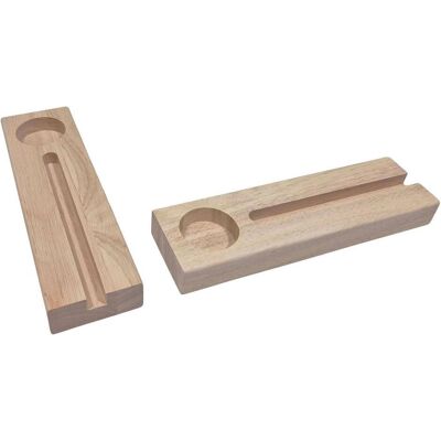 Playwood Fliesenhalter aus Holz mit Teelichthalter Playwood Fliesenhalter aus Holz mit Teelichthalter