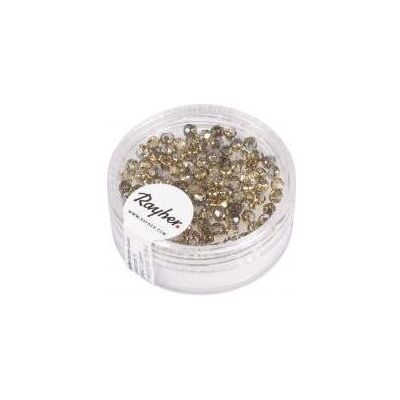 Rayher Glas Schliffperle, 3mm ø, gold, 100 Stück Rayher Glas Schliffperle, 3mm ø, gold, 100 Stück