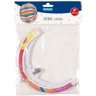 Stylex Lampion 24cm 6fach sortiert Stylex Lampion 24cm 6fach sortiert