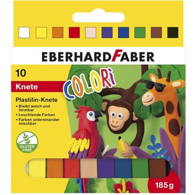 Faber-Castell Plastilin-Knete 10er Kartonetui Faber-Castell Plastilin-Knete 10er Kartonetui
